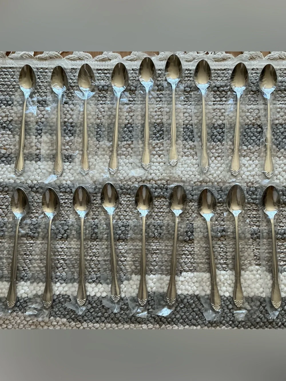 Stainless Steel Dessert Tea Spoons - Set of 18
